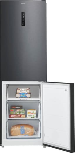Inventum KV1851B No Frost energiezuinige koel-vriescombinatie - 185cm hoog - 334L - Zeer stil: 35 dB - Superkoelen - Supervriezen - Vrijstaand - Zwart — thumbnail 14
