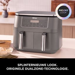 Ninja Dubbele Airfryer XXL - 7.6 L - Nieuw 2026 Model - 40 tot 240 Graden - 2470 W Vermogen - Dual Zone Technologie - DZ300EU — thumbnail 3