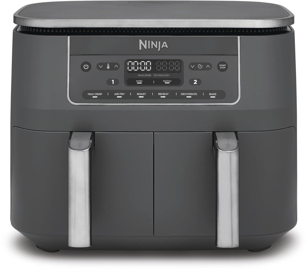 Ninja Dubbele Airfryer XXL - 7.6 L - Nieuw 2026 Model - 40 tot 240 Graden - 2470 W Vermogen - Dual Zone Technologie - DZ300EU — afbeelding 1