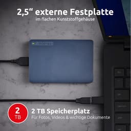 Draagbare Externe Harde Schijf 2 TB USB 3.2 voor PC en Mac — thumbnail 2