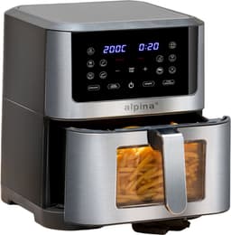 alpina Airfryer XXL - Heteluchtfriteuse 8 Liter - Air Fryer voor 6 Personen en Meer - Heteluchtoven met Digitaal Touchscreen - Instelbare Temperatuur 80 tot 200 Graden - Warmhoudfunctie — thumbnail 1