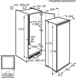 AEG SKE818E1DS - Inbouwkoelkast - 314 liter — thumbnail 13