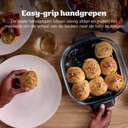 Ninja CRISPi PRO 7-in-1 Glazen Airfryer met 7 functies - Airfryen, Bakken, Braden, Rijzen, Drogen. Max Crisp en Opnieuw krokant maken - 2.3 liter en 5.7 liter glazen schaal - PFAS vrij koken - Grijsgroen - AS101EUGY — thumbnail 5
