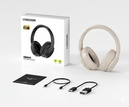 Draadloze Bluetooth Koptelefoon-Actieve Ruisonderdrukking ANC - Over-Ear — thumbnail 6
