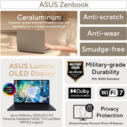 ASUS Zenbook S16 UM5606GA-SS188W - Copilot+ Laptop - Ryzen AI 9 - 32GB/1000GB - 16 inch — thumbnail 3