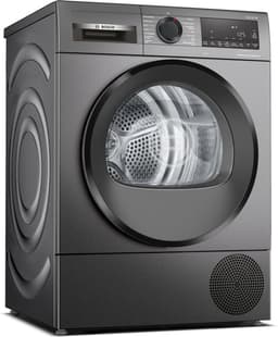 Bosch WQG235DRNL Serie 6 - Wasdroger - Warmtepompdroger - Blijvend energiezuinig met Self Cleaning Condensor - Auto Dry: droogt automatisch tot de gewenste droogtegraad - Cast iron grey - Trommelverlichting — thumbnail 3