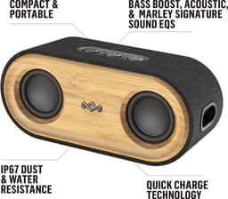 House of Marley Get Together 2 Mini Bluetooth Speaker - Draadloos - Waterproof - 15 Uur Batterijduur - Party Pair - Bass boost EQ - 20 watt vermogen — thumbnail 20