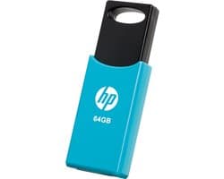 HP v212w USB flash drive 64 GB USB Type-A 2.0 Zwart, Blauw