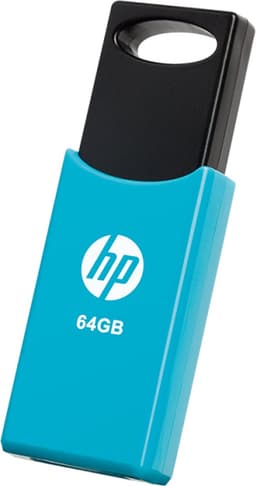 HP v212w USB flash drive 64 GB USB Type-A 2.0 Zwart, Blauw — thumbnail 1