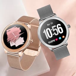 Darenci Smartwatch Flair Pro  - Smartwatch dames -Smartwatch heren -Activity Tracker- Touchscreen -Bluetooth bellen -Met extra bandje -Horloge -Stappenteller -Bloeddrukmeter -Verbrande calorieën -Zuurstofmeter -Spatwaterdicht -Zwart — thumbnail 21