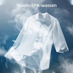 CHiQ CW086581AX - Wasmachine - 8 KG - Full service - Space Pro - Energielabel A-15% - 13.5 Inch Led-touchscreen - 12 programma's - AI Smart - Stoomwassen & Quick Wash - 12 jaar garantie op motor — thumbnail 6