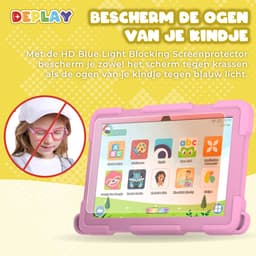 DEPLAY Kids Tablet PRO 4 - Kindertablet vanaf 2 jaar - Tablet Voor Kinderen - Tablet Kind - Met Pen, Beschermhoes en Screenprotector - Android 14 - 6000 mAh Batterij - 10 inch - Roze — thumbnail 5