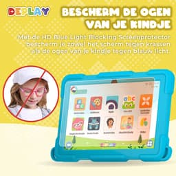 DEPLAY Kids Tablet PRO 4 - Kindertablet vanaf 2 jaar - Tablet Voor Kinderen - Tablet Kind - Met Pen, Beschermhoes en Screenprotector - Android 14 - 6000 mAh Batterij - 10 inch - Blauw — thumbnail 5
