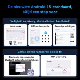 TABWEE Tablet T90 - 24GB RAM - 128GB ROM - 8000 mAh - 11 Inch - Met Toetsenbord(QWERTY) - Hoes - Stylus - Muis - Gemini AI - Bluetooth 5.0 - Android 16 - Grijs — thumbnail 3