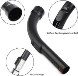 2 Stofzuigeraccessoires - geschikt voor Miele stofzuigers S2110/S501/S524/5269091 Stofzuigeraccessoires- Handvat - Pistoolgreep — thumbnail 6