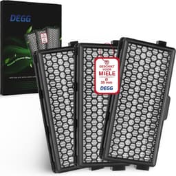 DEGG® – HEPA Koolstoffilter Geschikt voor Miele – Vervangt SF-HA 50 / Active AirClean 50 – Voor Complete C3, C2, S8, S6, S5, S4 – 3 STUK(S) — thumbnail 1