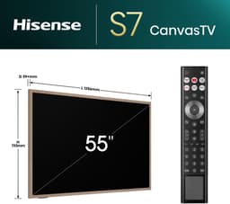 Hisense 55S7NQ Canvas TV - 55 inch - 4K QLED - 2024 — thumbnail 16