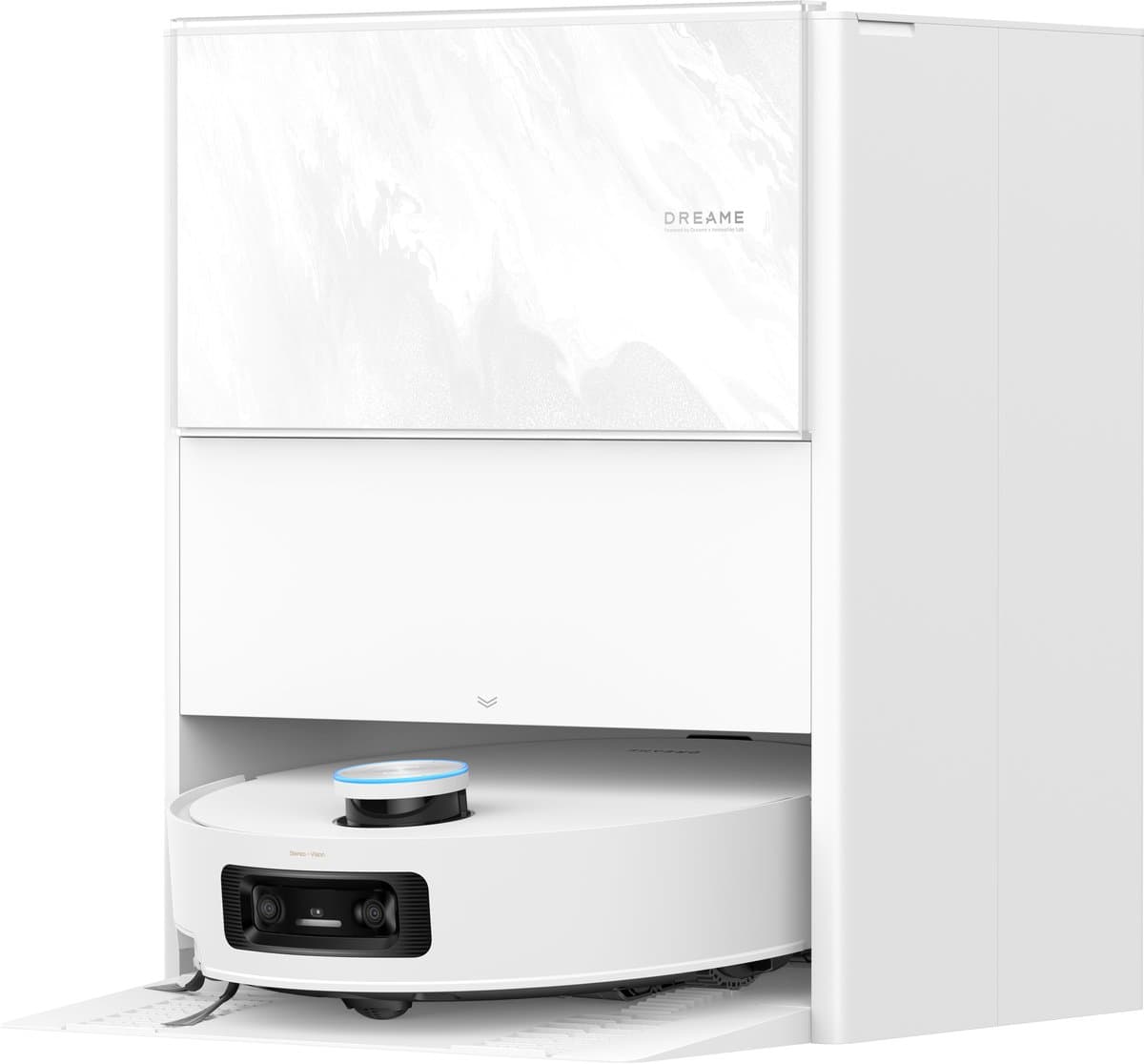 Dreame Aqua 10 Ultra Track Complete - Krachtige 2-in-1 Robotstofzuiger met Zelfreinigende Dweil - Obstakeldetectie en Automatisch Leegstation - 25.000 Pa Zuigkracht – Overwint Drempels tot 6 cm — afbeelding 1