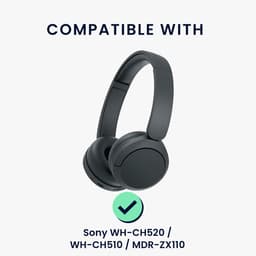 kwmobile hoes geschikt voor Sony WH-CH520 / WH-CH510 / MDR-ZX110 - 21,5 x 16 cm - Beschermhoes voor headset in Sterrenhemel aan meer design - Van neopreen - Met print — thumbnail 3
