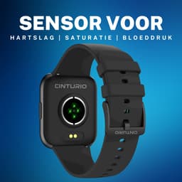 Cinturio SQ1 Combo Pack - Goud en Zwart - Smartwatch voor heren en dames - Sporthorloge — thumbnail 4