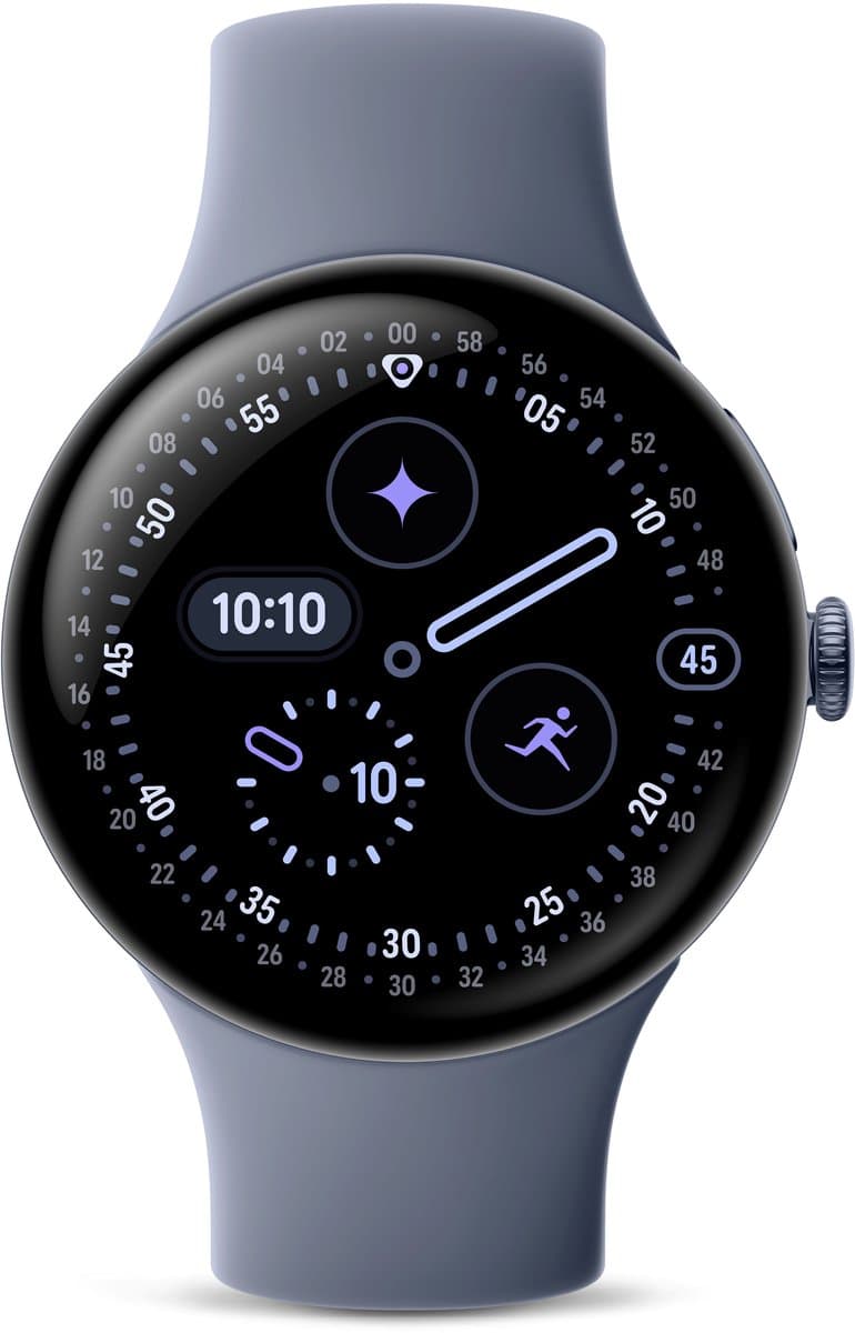 Google Pixel Watch 4 - Smartwatch - 45mm - WiFi - Moonstone — afbeelding 1