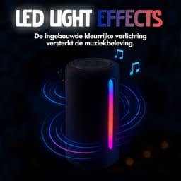 Denver Bluetooth Speaker Draadloos - Lichteffecten - Muziek Box - TWS Pairing - BTL330 — thumbnail 6
