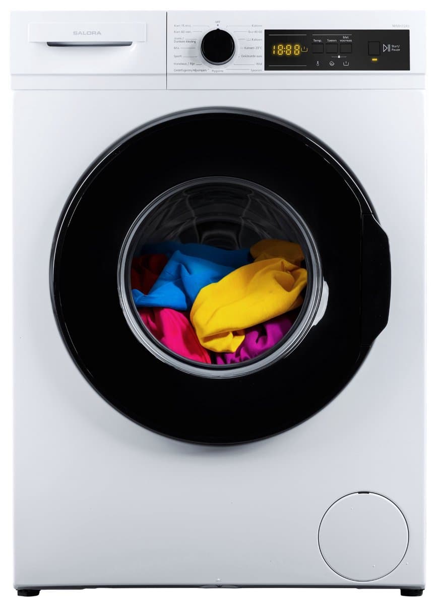 Salora WMH7245 Wasmachine - 7 kg - 1400 RPM - Washing Machine - Wit — afbeelding 1