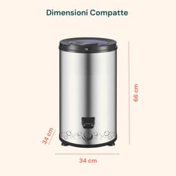 RFWR® Compacte 6 kg Draagbare Centrifuge Droger – Roestvrij Staal, 300 W, Stil en Ruimtebesparend — thumbnail 6