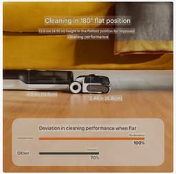 2-in-1 Vloerreiniger – Draadloze Stofzuiger – Elektrische Mop – Snoerloze Schoonmaker – HEPA Filter – 4000mAh Batterij – 20.000 Pa Zuigkracht — thumbnail 3