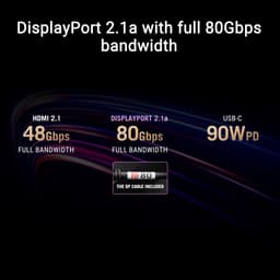 ASUS ROG Swift OLED PG32UCDMR - 4K UHD QD-OLED Gaming Monitor - USB-C 90W Power Delivery - 240Hz - 0.03ms - G-Sync Compatible - 31.5 Inch — thumbnail 5