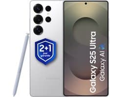 Samsung Galaxy S25 Ultra 5G - 512GB - Titanium White Silver + 1 jaar extra garantie