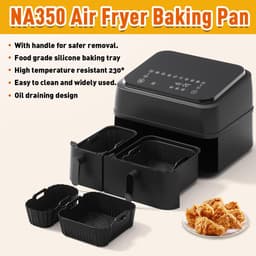 Airfryer Accessoireset - 24-delige set - multifunctioneel - BPA-vrij - siliconen en roestvrij staal — thumbnail 5