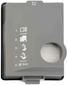 Filter set geschikt voor Miele CX1 Boost - CX FSF HEPA Fijnstoffilter Hygiëne filter (uitblaas) SF HY 60 — thumbnail 3
