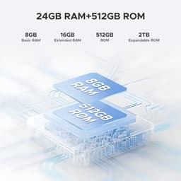 DOOGEE S119 4G - Robuuste Smartphone - Robuuste Telefoon - 24GB RAM + 512GB ROM /2TB TF - 10200 mAh /33W - 6,72'' FHD+ IPS - 1,32 achterkant - 20MP nachtzichtcamera - NFC - Face ID - Drie kaarten - Zilver — thumbnail 8