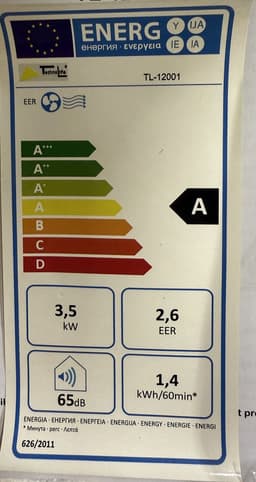 Technolife Mobiele Airco-Airconditioning TL-12001  12000 btu — thumbnail 2