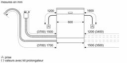 Siemens SN75EX13CE - iQ500 - Inbouwvaatwasser - 60 cm - Energielabel A - Home Connect - varioSpeed Plus — thumbnail 9
