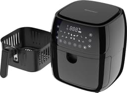 Silvercrest Heteluchtfriteuse XL - Temperatuur: 60 - 200 °C - Inhoud: 1,4 kg - Airfryer - Met extra grote frituurmand - Om te frituren zonder extra olie of vet - Ook voor grillen, bakken en braden — thumbnail 6