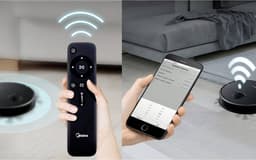 Midea I5C - Robotstofzuiger - Zakloos, Wit, Rond, 0,45 l, 0,25 l, 2600 mAh — thumbnail 5