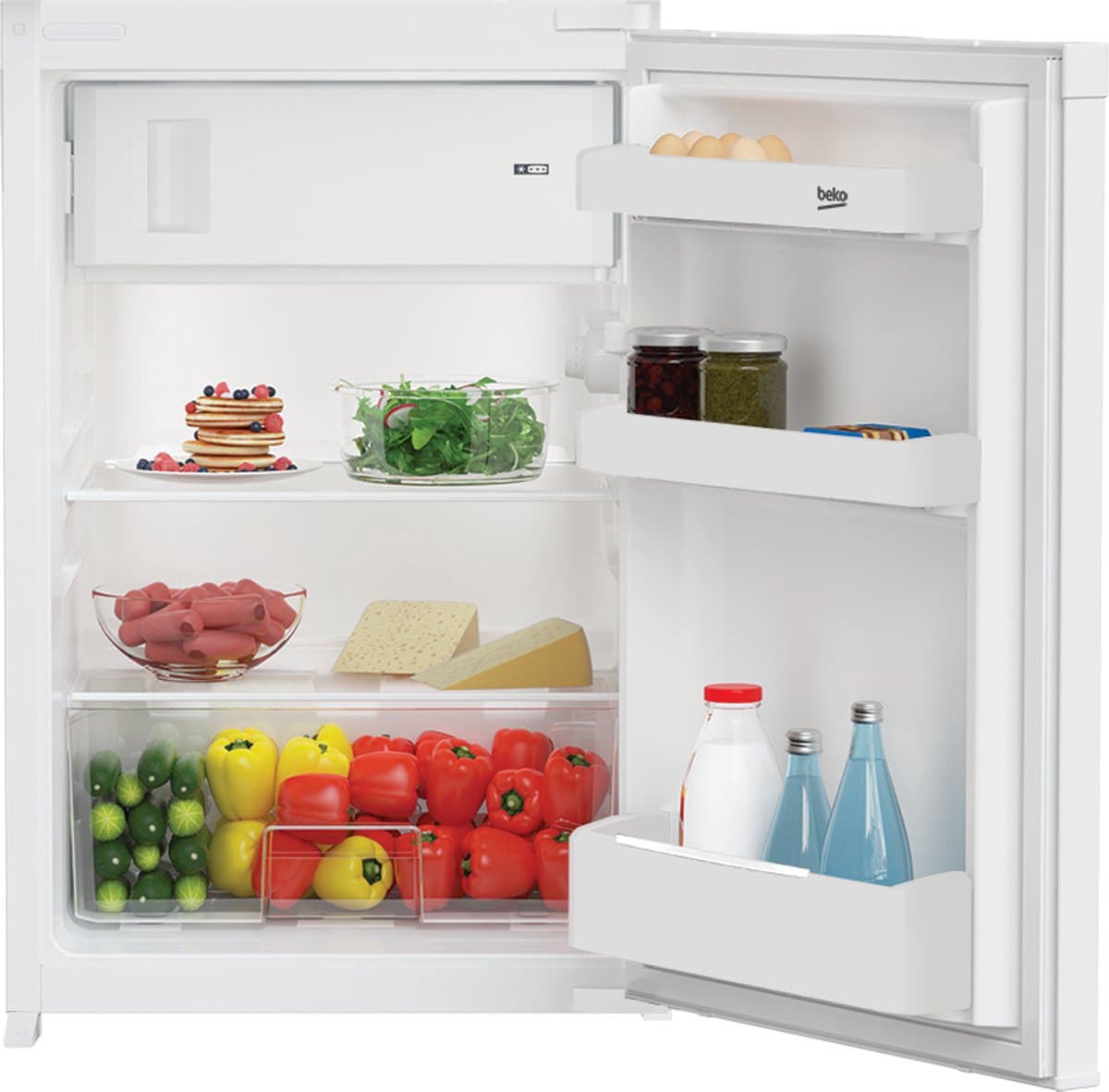 Beko | B1754FN | inbouw koelkast | 88 cm | Deur op deur — afbeelding 1