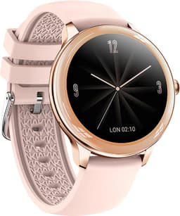 Darenci Smartwatch Flair Pro  - Smartwatch dames -Smartwatch heren -Activity Tracker- Touchscreen -Bluetooth bellen -Met extra bandje -Horloge -Stappenteller -Bloeddrukmeter -Verbrande calorieën -Zuurstofmeter -Spatwaterdicht -Roségoud/Roze — thumbnail 3