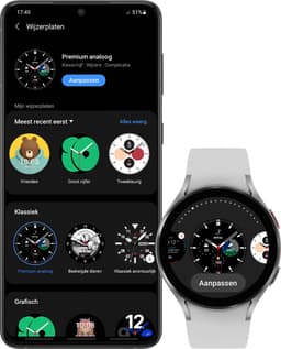 Samsung Galaxy Watch4 - Smartwatch heren en dames - 44mm - Silver — thumbnail 8