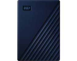 Western Digital My Passport - Compatibel met Mac - Externe Harde Schijf - Blauw - 5 TB