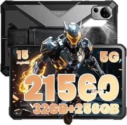 FOSSiBOT DT3 5G robuuste tablet, Android 15, 10,4 inch 1200x2000 scherm, 12 GB RAM, 256 GB ROM, WiFi 6, 21560 mAh-batterij, 66 W snelladen, 64 MP + 32 MP camera, LED-zaklamp, NFC, GPS/GALILEO/GLONASS/QZSS/BEIDOU/NavIC — thumbnail 1