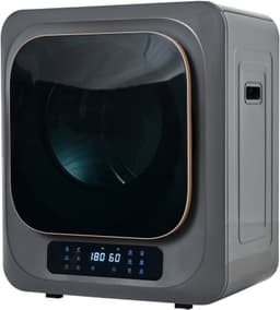 Re-purelife® Compacte Wasdroger met UV-Desinfectie - 6 Programma's - 3-4 kg Capaciteit - Geschikt voor Opbouw of Opstelling - Stille Werking & Helder LED-Display - Grijs — thumbnail 21