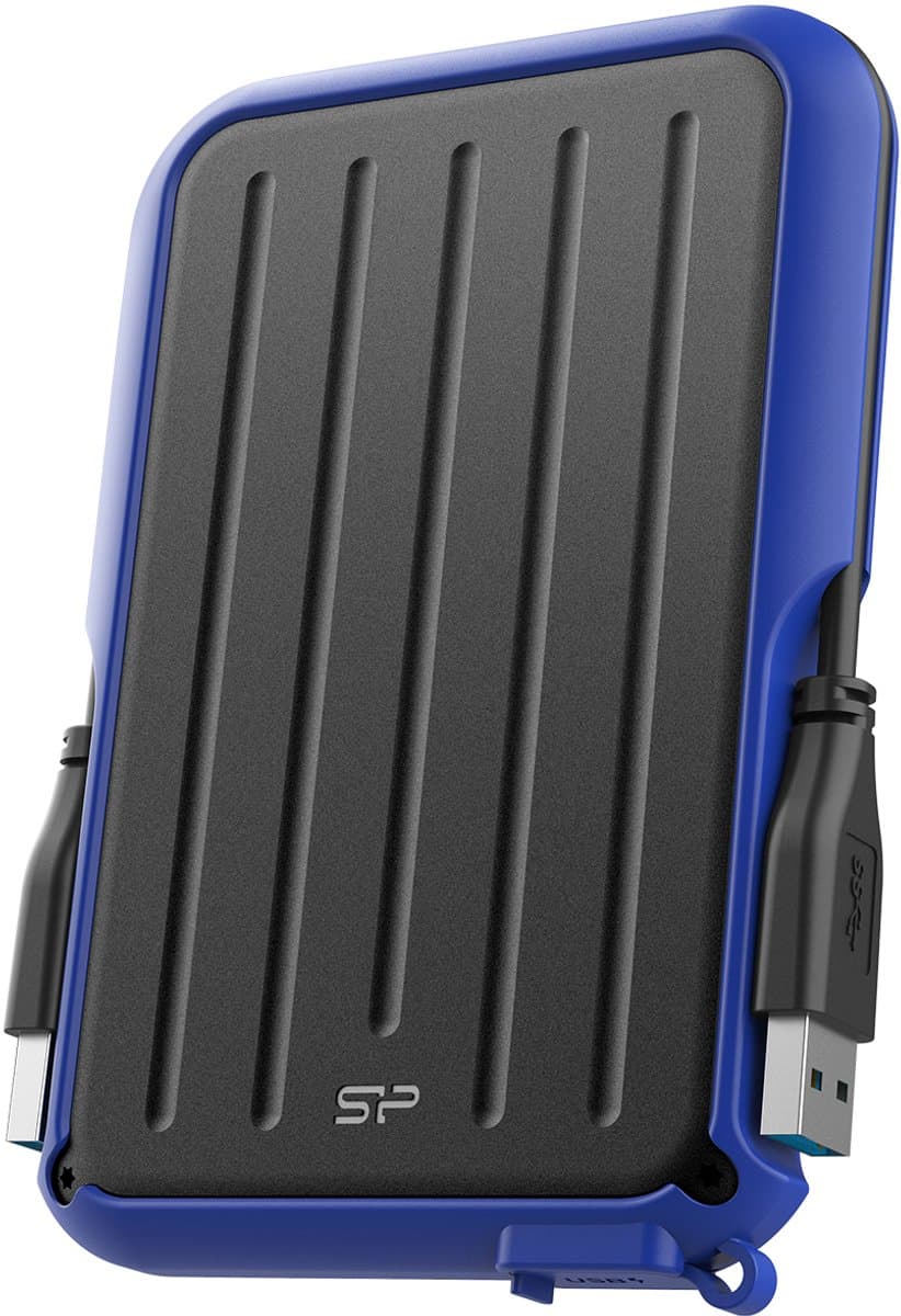Silicon Power - Armor A66 - Portable USB 3.2 - Externe Harde Schijf - 2TB - Blauw — afbeelding 1