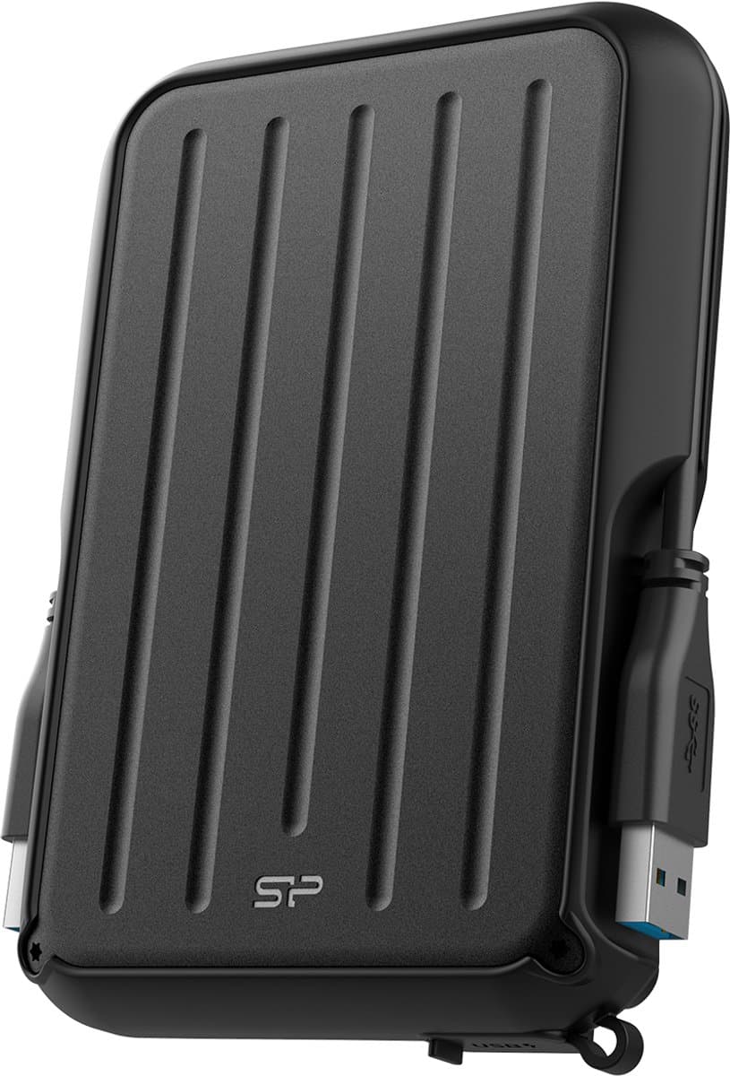 Silicon Power - Armor A66 - Portable USB 3.2 - Externe Harde Schijf - 5TB - Zwart — afbeelding 1