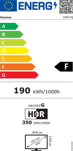 Hisense 100U7Q - 100 inch - 4K MiniLED - 165hz - 2025 — thumbnail 9