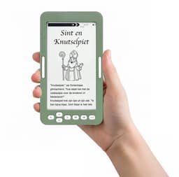Silvergear eReader voor Kinderen 4.7 Inch - 4 GB - E-ink Scherm - EPUB en Meer - Educatief Vakantie Speelgoed - Reisspelletjes Kinderen Onderweg - E book Reader - Cadeau voor Jongens en Meisjes voor op Reis - 7, 8, 9, 10, 11, 12, 13, 14 Jaar - Groen — thumbnail 1