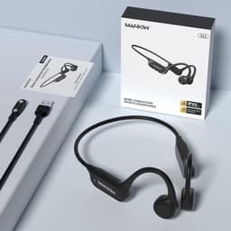 MANKIW Osea Open-ear Hoofdtelefoon – IP68 Waterdicht Bluetooth 5.4 Sport Hoofdtelefoon met 32 GB MP3 – Draadloos Voor Zwemmen, Hardlopen en Training — thumbnail 6