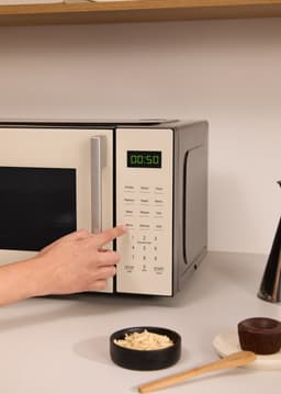 CREATE - Magnetron 23L met grill- en ovenfunctie 1000W - Gebroken wit - MICROWAVE STUDIO — thumbnail 5